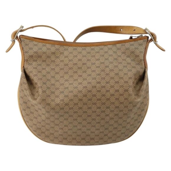 GUCCI Micro GG Supreme Shoulder Bag PVC Beige Gold 001 256 1324 Auth ep11400 - Picture 3 of 14